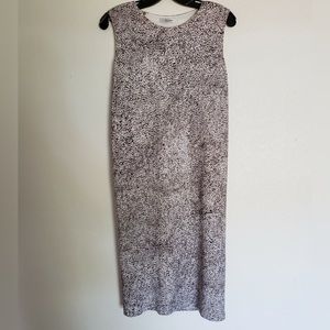 Max Mara Asymmetrical spotted dress zip stretch